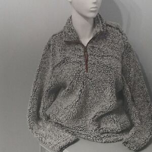 ALPINE SHERPA Gray Sweater, FOR WOMENS,  size L, pre-loved